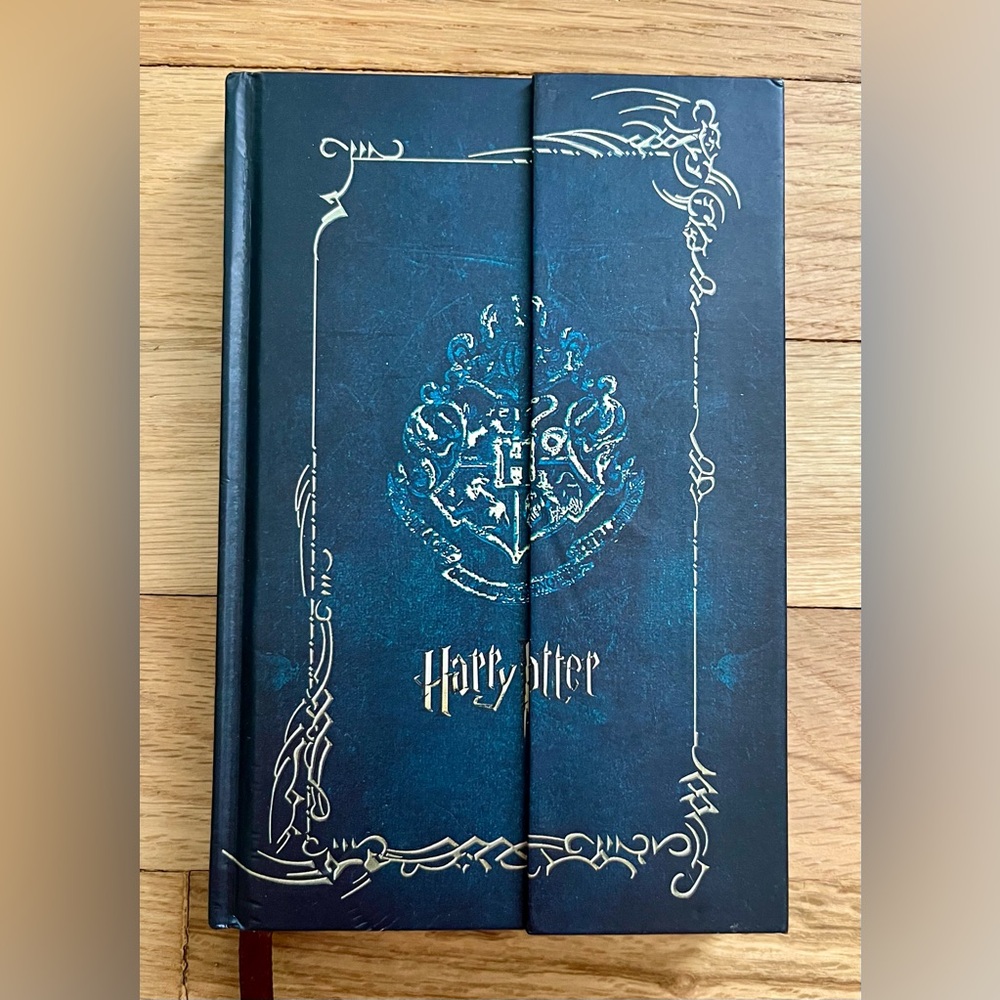 Harry Potter Magnetic Flap Daily/Weekly Planner Warner Bros. Blue Gold